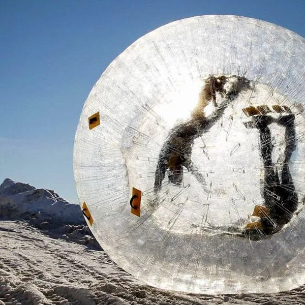 Zorbing Ball in Solang Valley